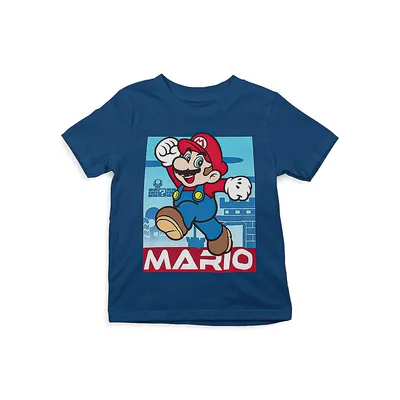 T-shirt à encolure ras du cou Nintendo pour garçon