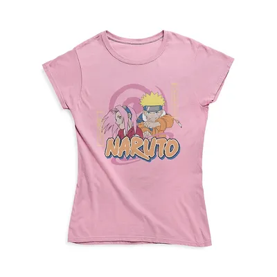 Girl's Naruto Cap-Sleeve T-Shirt