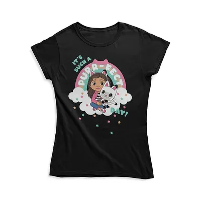 Little Girl's Purr-Fect Day Graphic T-Shirt