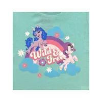 T-shirt Wild & Free de Mon petit poney pour fillette