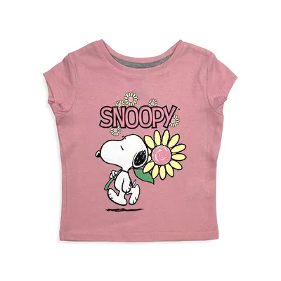 Little Girl's Peanuts Snoopy Graphic T-Shirt