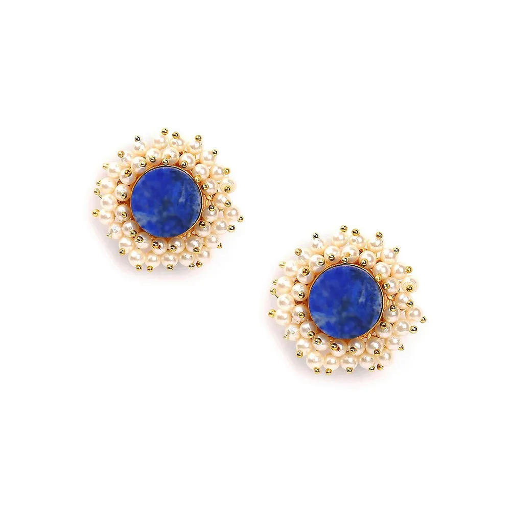 Gold-toned Stud Earrings