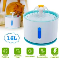 Pet Fountain, 1.6L Automatic Cat Water Fountain Dog Water Dispenser With 1 Replacement Filters