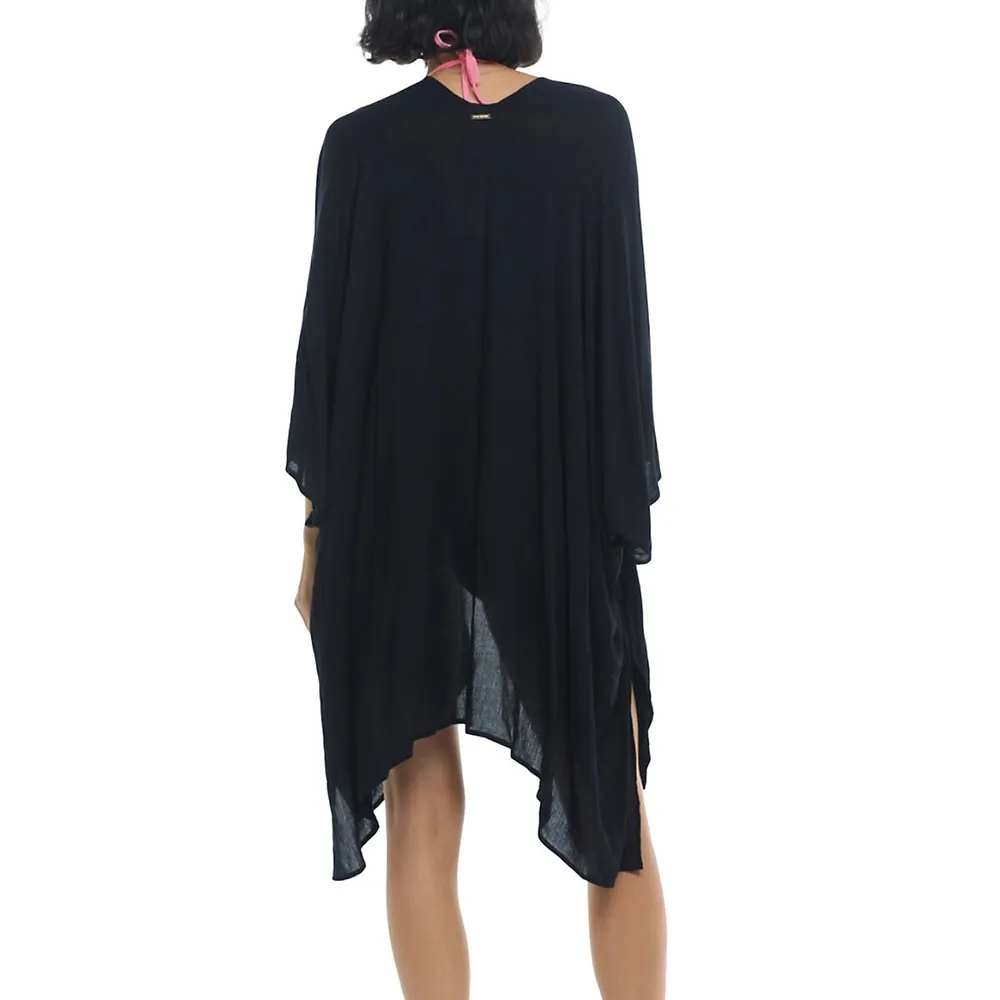 Aubree Wide-Sleeve Coverup