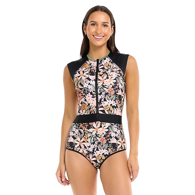 Matira Floral-Print Stand-Up Paddlesuit