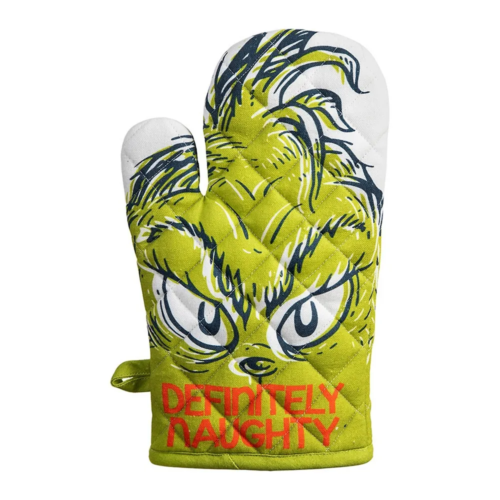 Grinch Merry Grinchmas Kitchen Oven Mitts, Pot Holder, and Towel