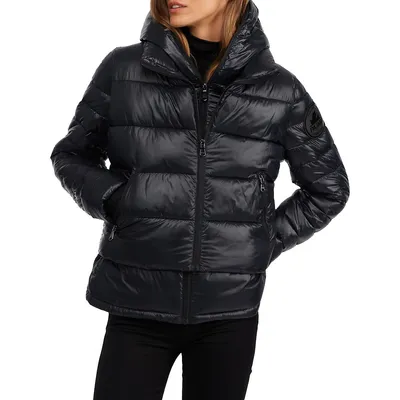 Vela Channel-Quilted 3-In-1 Lightweight Packable Puffer Coat