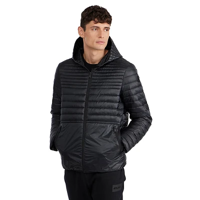 Eriksson Hooded Faux Down Packable Lightweight Puffer Coat