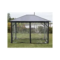 4-Panel Clear Side Curtains for Gazebo