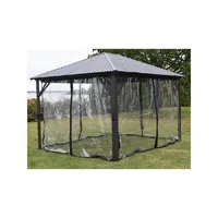 4-Panel Clear Side Curtains for Gazebo