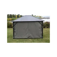 4-Panel Side Curtains for 10-Foot x 12-Foot Gazebo