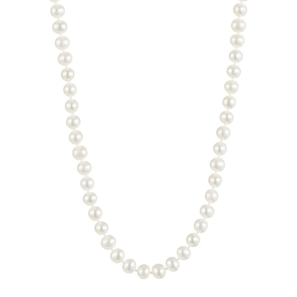 14K Yellow Gold Freshwater Pearl Necklace