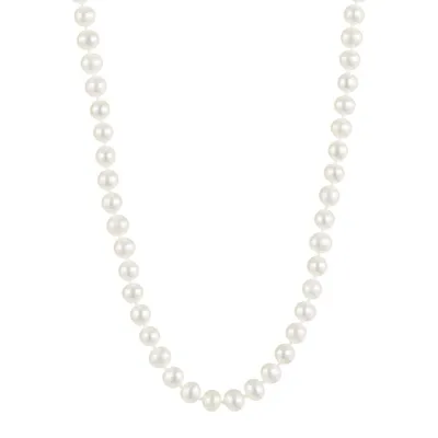 14K Yellow Gold Freshwater Pearl Necklace