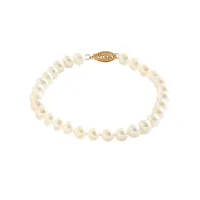 14K Yellow Gold Freshwater Pearl Bracelet