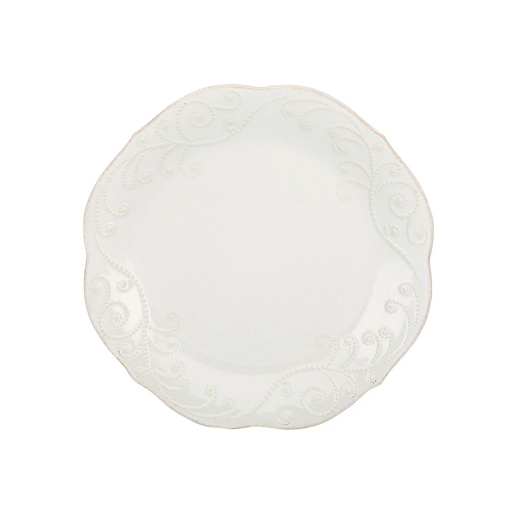 Assiette plate French perle