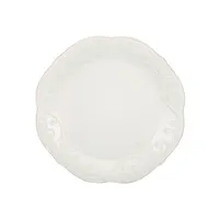 Assiette plate French perle