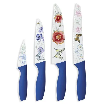 Ensemble de 4 couteaux imprimés Butterfly Meadow