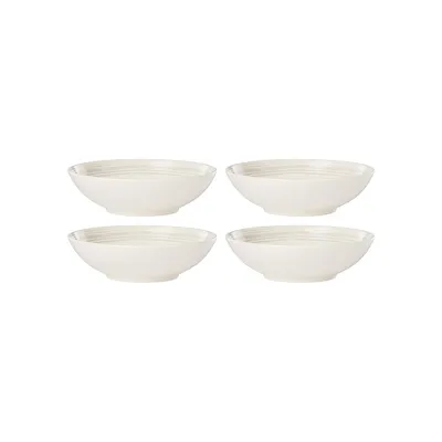 Textured Neutrals Stoneware 4-Piece All-Purpose Bowl Set