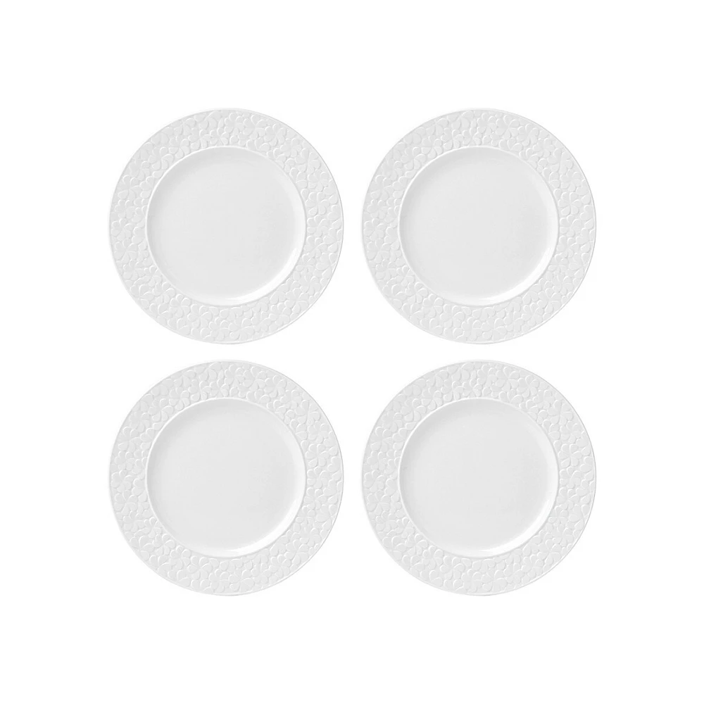 4-Piece Blossom Accent Plate Set