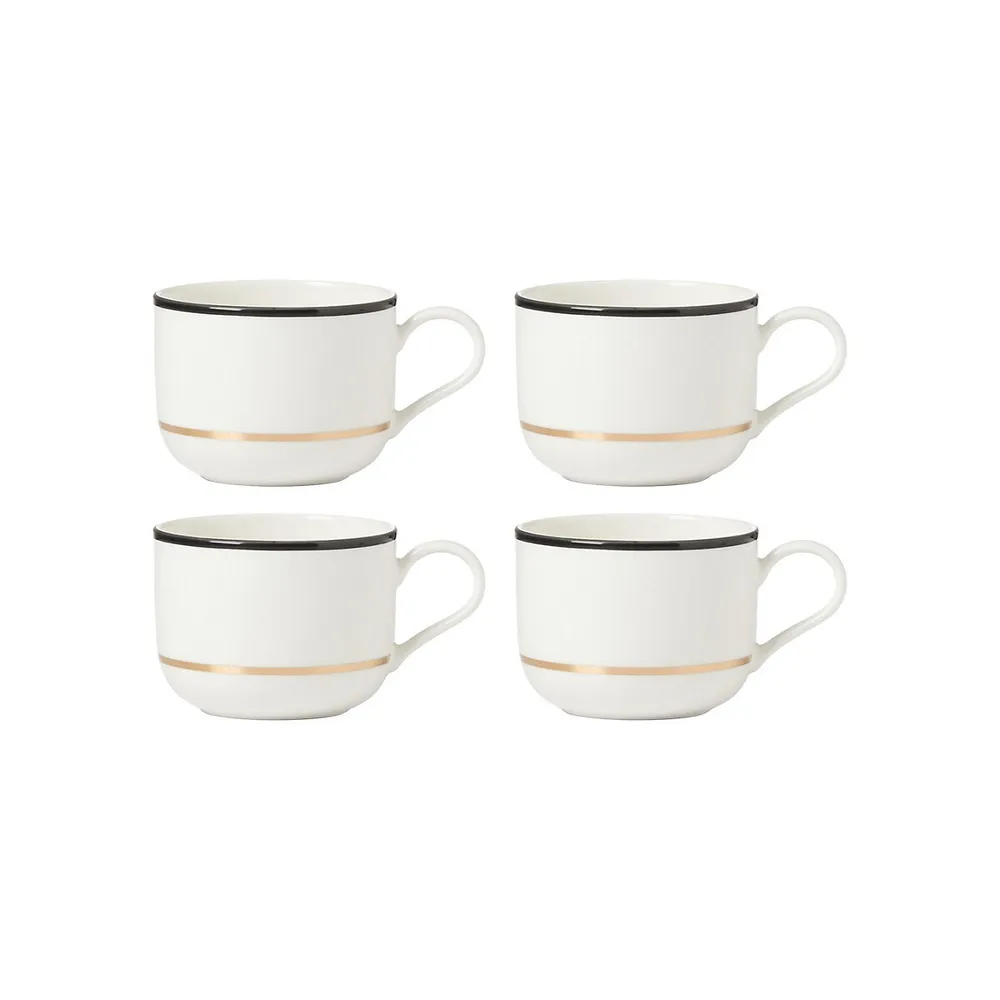 Make It Pop 4-Piece Porcelain Mug Set