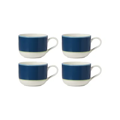 Make It Pop 4-Piece Porcelain Mug Set