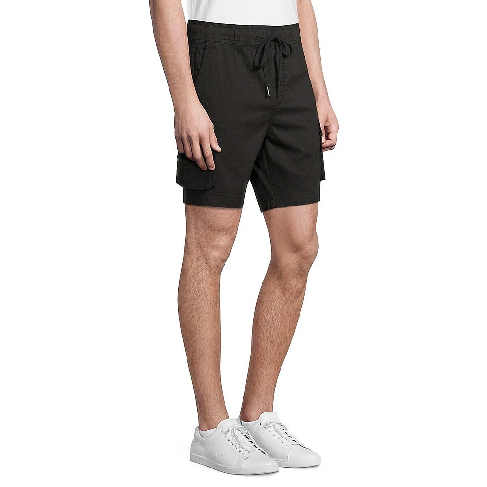 Drawstring Cargo Shorts