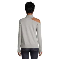 Cutout Turtleneck Sweater