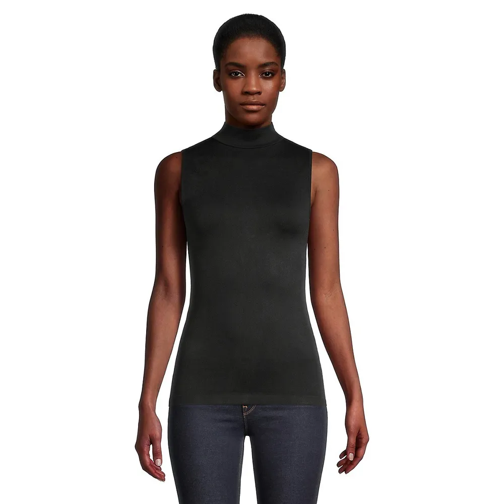 Turtleneck Stretch Tank