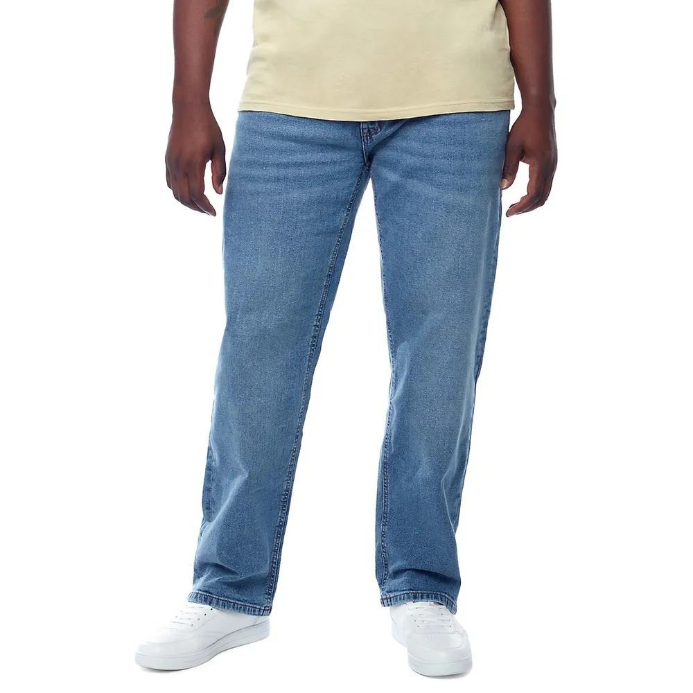 Mid-Rise Slim-Fit Jeans