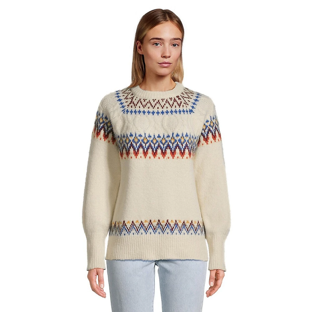 Fair Isle Crewneck Sweater