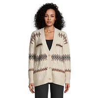 Fair Isle V-Neck Cardigan