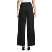 Wide-Leg Crepe Pants