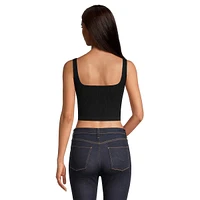 Seamless Squareneck Crop Tank