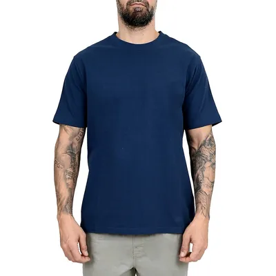 T-shirt droit en tricot piqué
