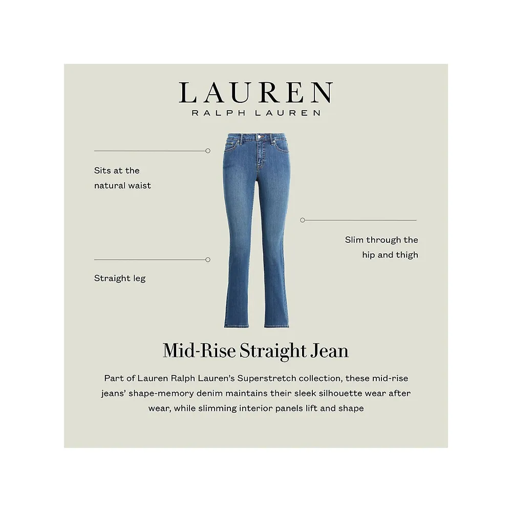 Mid-Rise Straight Jean