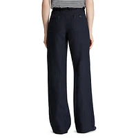 Linen Wide-Leg Pant