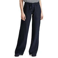 Linen Wide-Leg Pant