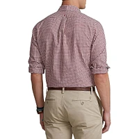 Classic-Fit Gingham Oxford Shirt