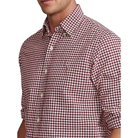 Classic-Fit Gingham Oxford Shirt