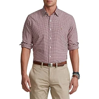 Classic-Fit Gingham Oxford Shirt