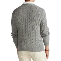 ​Cable-Knit Cotton Sweater