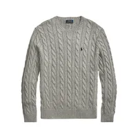 ​Cable-Knit Cotton Sweater