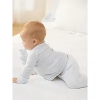 ​Baby Boy's Striped Organic Cotton Top & Pants Set