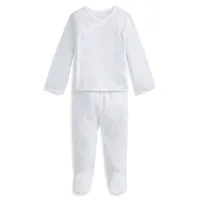 ​Baby Boy's Striped Organic Cotton Top & Pants Set