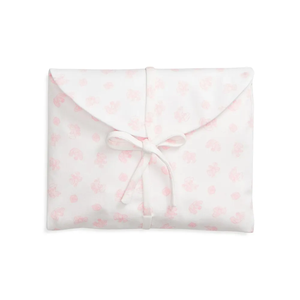 Baby Girl's Organic Cotton 3-Piece Gift Set