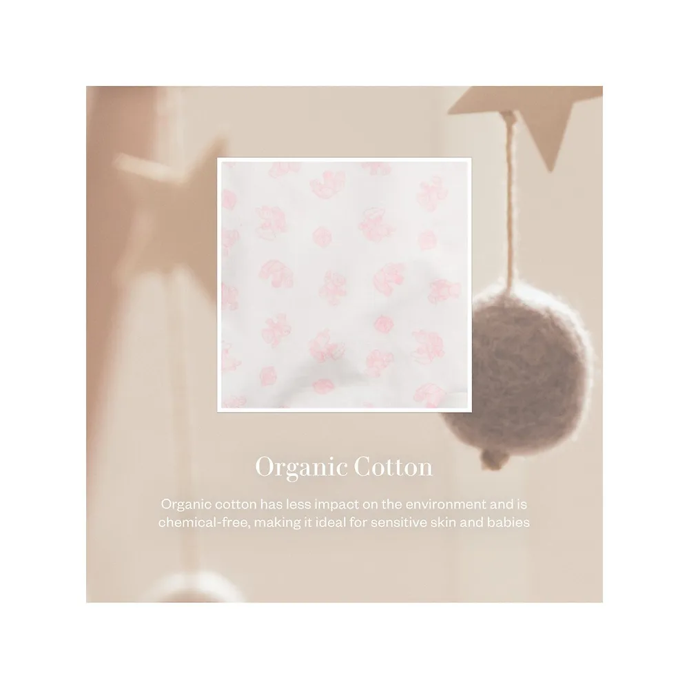 Baby Girl's Organic Cotton 3-Piece Gift Set