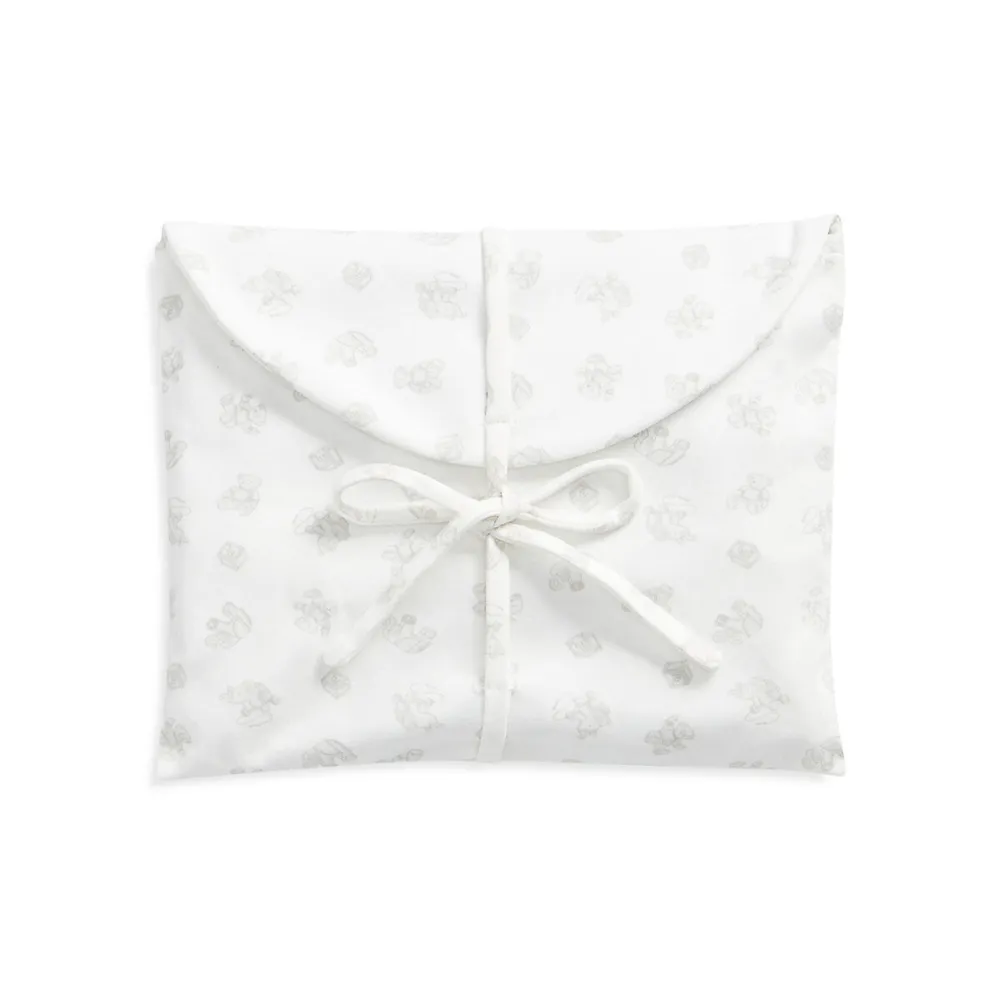 Baby's 3-Piece Organic Cotton Toy-Print Gift Set