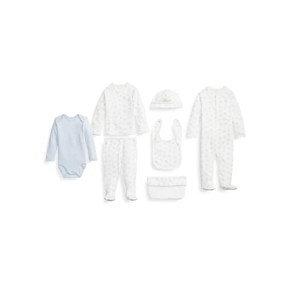 Baby Boy's Organic Cotton 7-Piece Gift Set