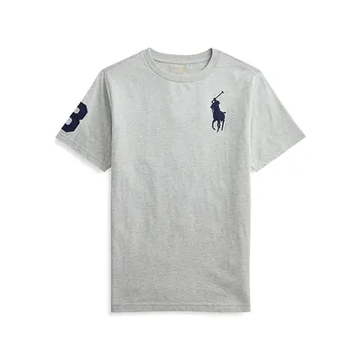 T-shirt en jersey de coton avec cavalier pour garçon