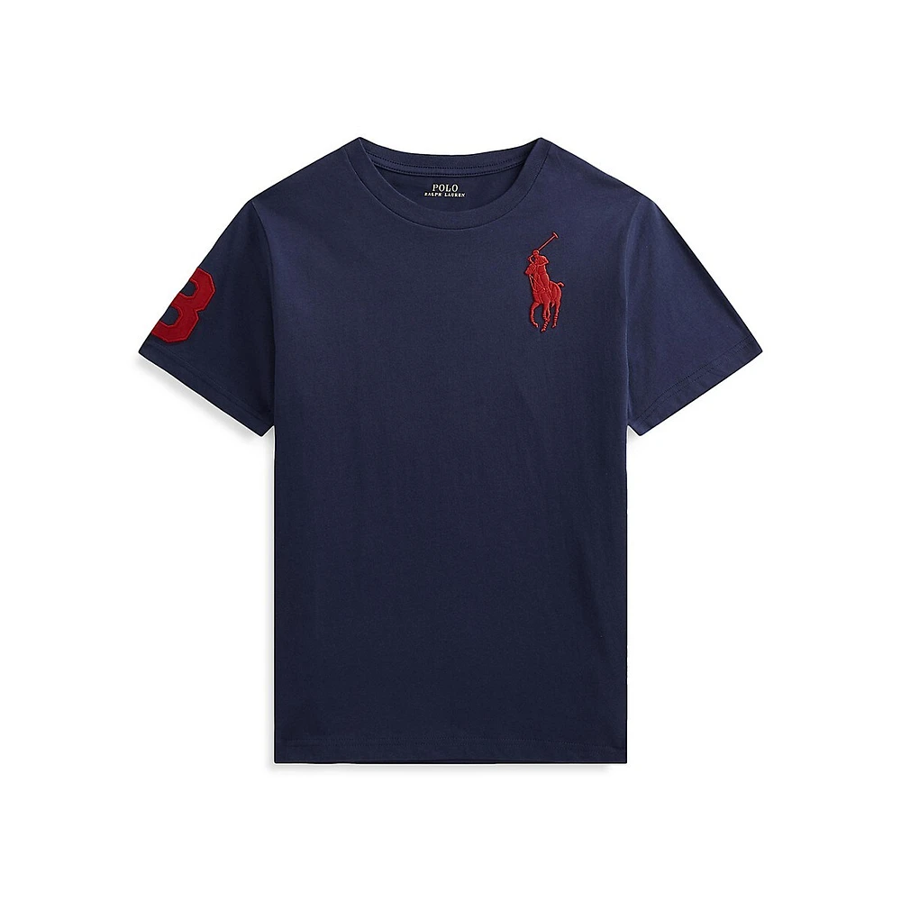 Boy's Pony Cotton Jersey Tee